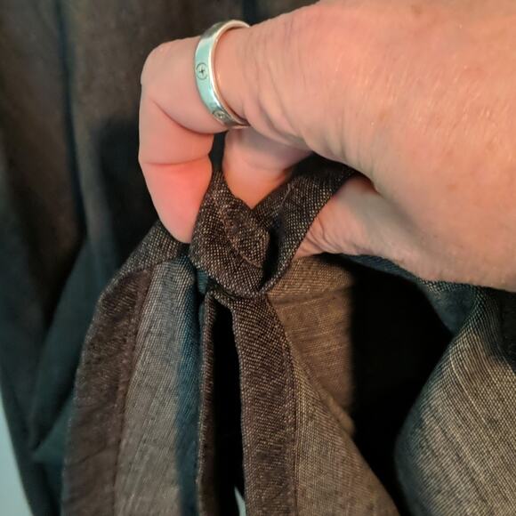 Telaio Everyday Bike Dress Gray Sleeveless A Line Wool Made in Seattle Pockets - Picture 9 of 11